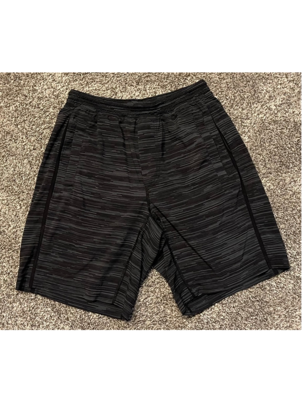 Lululemon Men's Pace Breaker Lined Shorts, Approx Size Medium, 9” inseam EUC